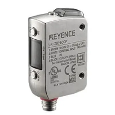 Keyence LR-ZB250CP – Rectangular w/ M8 connector Type, 250 mm. . Series: Self-contained CMOS Laser Sensor. Series code: LR-Z series Keyence LR-ZB250CP – Rectangular w/ M8 connector Type, 250 mm. . Series: Self-contained CMOS Laser Sensor. Series code: LR-Z series