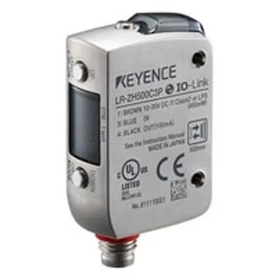 Keyence LR-ZH500C3P – Rectangular w/ M8 connector type, 500 mm. . Series: Self-contained CMOS Laser Sensor. Series code: LR-Z series Keyence LR-ZH500C3P – Rectangular w/ M8 connector type, 500 mm. . Series: Self-contained CMOS Laser Sensor. Series code: LR-Z series
