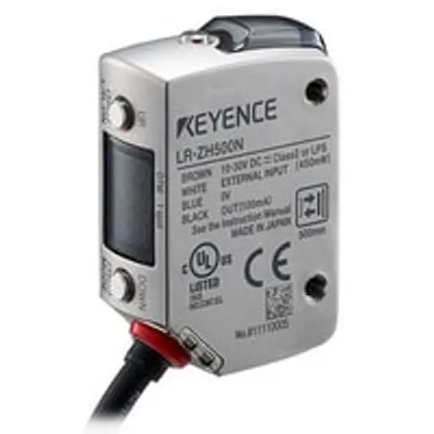 Keyence LR-ZH500P – Rectangular w/ cable type, 500 mm. . Series: Self-contained CMOS Laser Sensor. Series code: LR-Z series Keyence LR-ZH500P – Rectangular w/ cable type, 500 mm. . Series: Self-contained CMOS Laser Sensor. Series code: LR-Z series