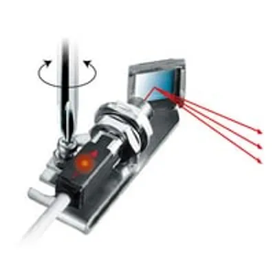 Keyence LV-F1 – Side View Attachment. . Series: Ultra-small Digital Laser Sensor. Series code: LV-S series Keyence LV-F1 – Side View Attachment. . Series: Ultra-small Digital Laser Sensor. Series code: LV-S series