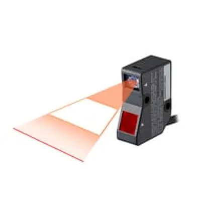 Keyence LV-NH47 – Sensor head, Diffuse-reflective model, Area type Definite-reflective.