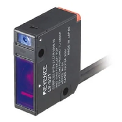 Keyence LV-S31 – Sensor head, Spot Reflective, Adjustable distance definite reflective.