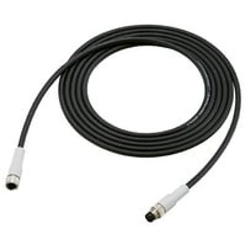 Keyence OP-88069 – Connector Cable: M8-M8 Straight, 2 m, PUR.