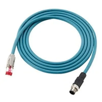Keyence OP-88087 – Ethernet cable M12 4pin - RJ45 5m. . Series: Network…