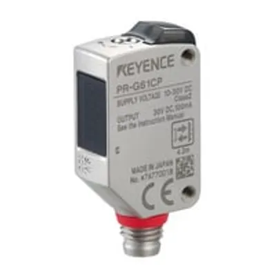Keyence PR-G61CP – Square retro-reflective M8 Connector Type, 4.2m. Keyence PR-G61CP – Square retro-reflective M8 Connector Type, 4.2m.