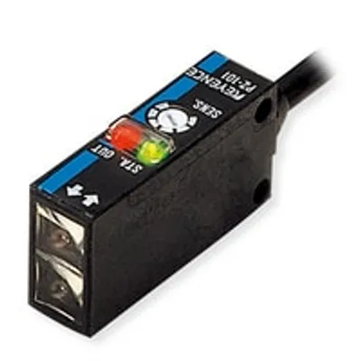 Keyence PZ-101 – Square Reflective Cable Type, NPN. Keyence PZ-101 – Square Reflective Cable Type, NPN.