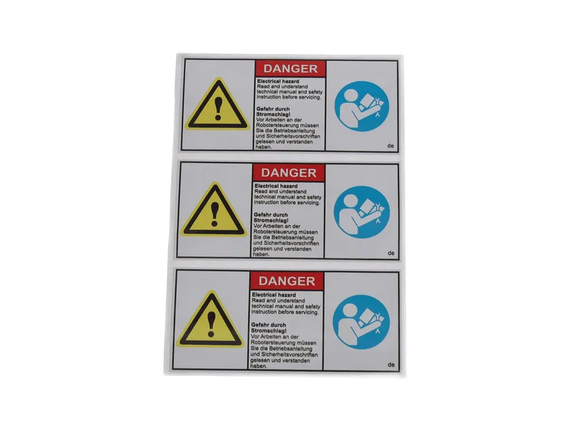 Warning sign KRC2-05 language DE — photo 9 of 9
