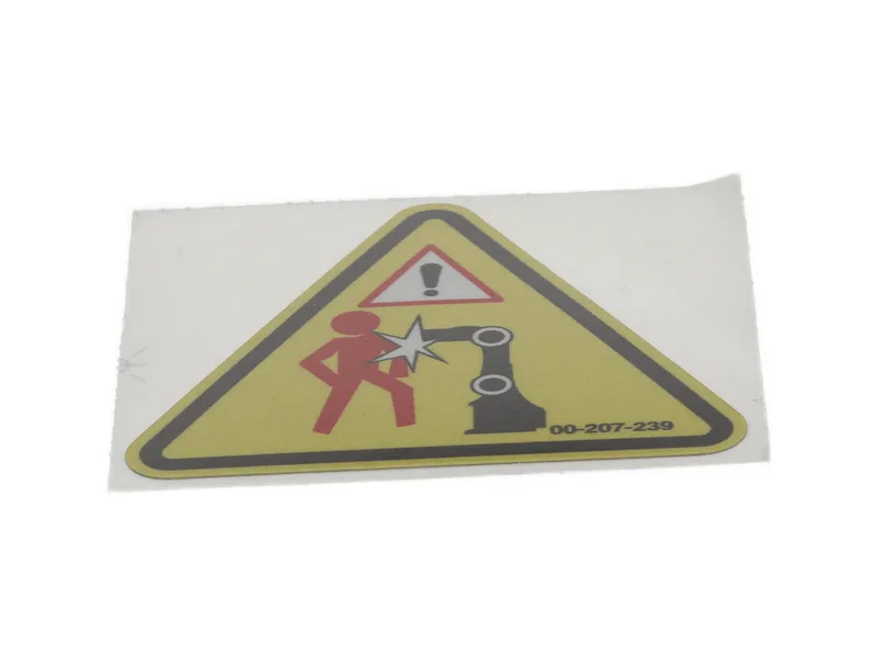 Adhesive label “Danger zone AGILUS” — photo 2 of 9
