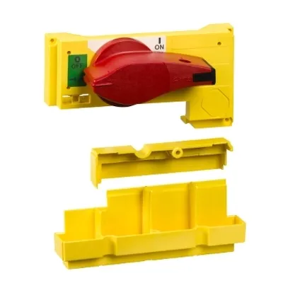 Schneider Electric 31039 – Yellow front covers and red rotary handle INS250 - 3/4P