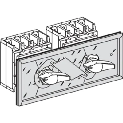 Schneider Electric 31074 – Interlocking for devices with direct/extended rotary handle, 320 to 630 A