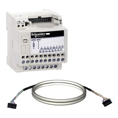 Schneider Electric ABE7H20E200 – Passive connection sub-base ABE7 - 16 inputs or outputs - Micro/Premium cable 2m