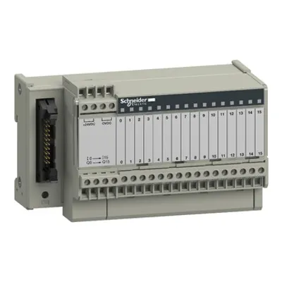Schneider Electric ABE7R16S111 – Sub-base - soldered electromechanical relays ABE7 - 16 channels - relay 5 mm