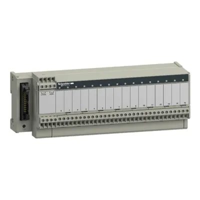 Schneider Electric ABE7R16S210 – Sub-base - soldered electromechanical relays ABE7 - 16 channels - relay 10 mm