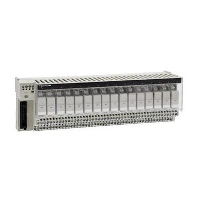 Schneider Electric ABE7R16T370 – Sub-base with plug-in electromechanical relay ABE7 - 16 channels - relay 12.5 mm