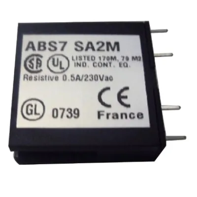 Schneider Electric ABS7SA2M – Plug-in solid state relay - 10 mm - output - 24..240 V AC - 0.5 A
