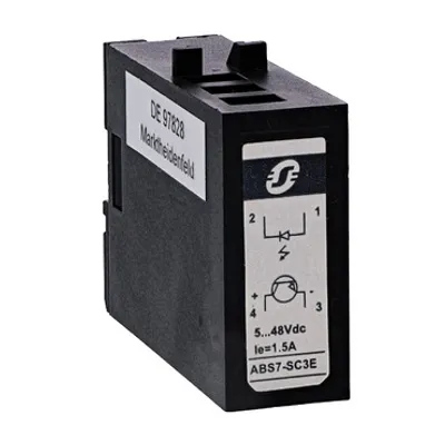 Schneider Electric ABS7SC3E – Plug-in solid state relay - 12.5 mm - output - 5..48 V DC - 2 A