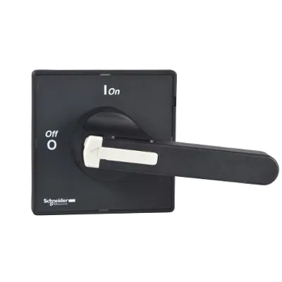 Schneider Electric KAF3PZ – Handles and front plates,TeSys Control,black handle,black front,1-3 padlocking,4 screws fixing,for V5/V6