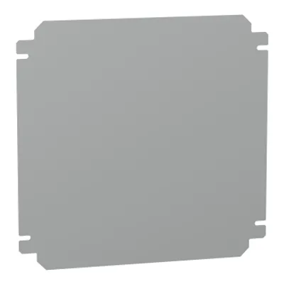 Schneider Electric NSYMM33SB – Plain mounting plate H300xW300mm made of galvanised sheet steel