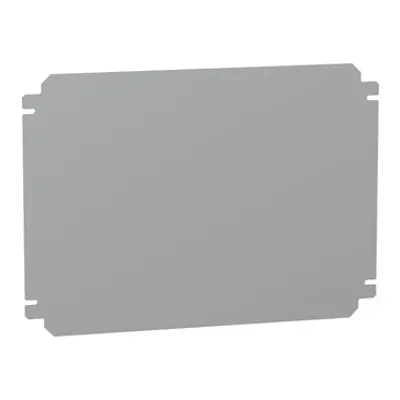 Schneider Electric NSYMM34SB – Plain mounting plate H300xW400mm made of galvanised sheet steel