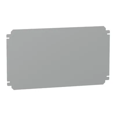 Schneider Electric NSYMM35SB – Plain mounting plate H300xW500mm made of galvanised sheet steel
