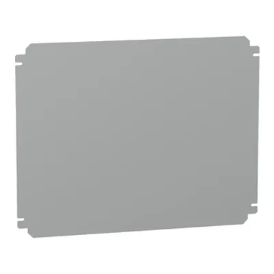 Schneider Electric NSYMM45SB – Plain mounting plate H400xW500mm made of galvanised sheet steel