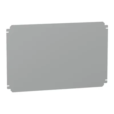 Schneider Electric NSYMM46SB – Plain mounting plate H400xW600mm made of galvanised sheet steel