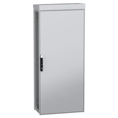 Schneider Electric NSYSFNHD18840 – Outdoor floor standing modular electrical enclosure;PanelSeT SFN;decarbonized steel;1800X800X400mm;IP55;RAL7035