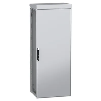 Schneider Electric NSYSFNHD20860 – Outdoor floor standing modular electrical enclosure;PanelSeT SFN;decarbonized steel;2000x800x600mm;IP55;RAL7035
