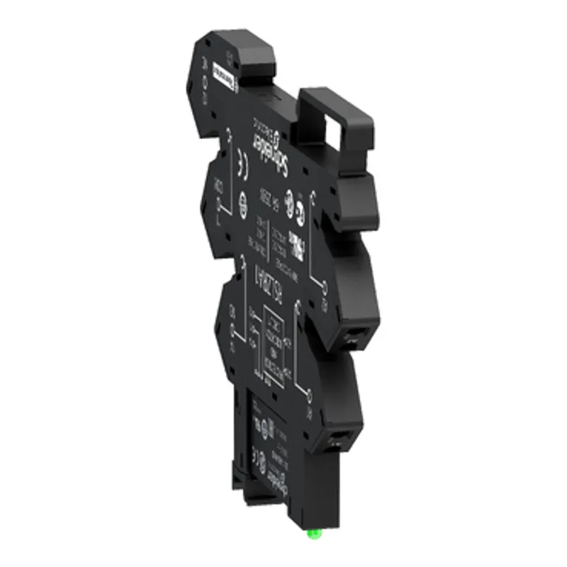 slim interface relay, Harmony Electromechanical Relays,  pre assembled, 6A, 1CO, with LED, spring terminals, 230V AC/DC — photo 6 of 10