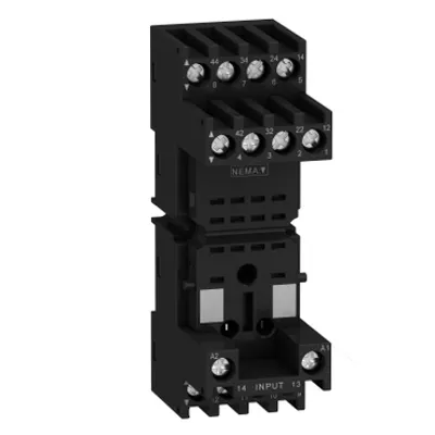 Schneider Electric RXZE2M114M – Socket, Harmony Electromechanical Relays, for RXM2 RXM4 relays, screw connec to rs, mixed contact