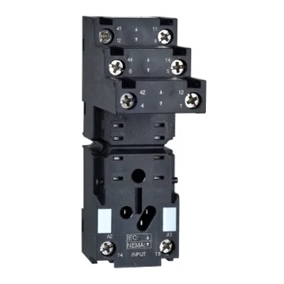 Schneider Electric RXZE2S108M – Socket, Harmony Electromechanical Relays, for RXM2 relays, screw connec to rs, separate contact
