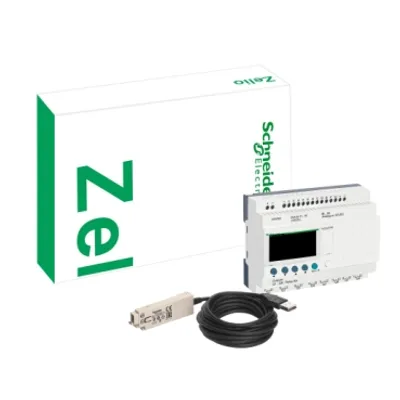 Schneider Electric SR3PACKBD – Modular discovery packs, Zelio Logic, smart relay discoveryÂ pack, 10 I/O, 24 V DC