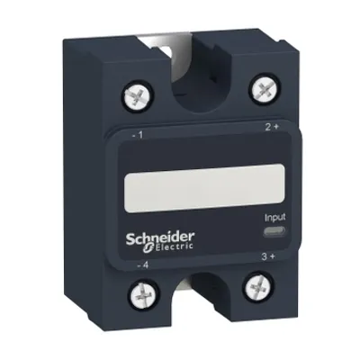 Schneider Electric SSP1D412BD – Single phase relay, Harmony Solid State Relays, 12A, panel mount, DC switching, input 3.5 to 32V DC, output 1 to 150V DC