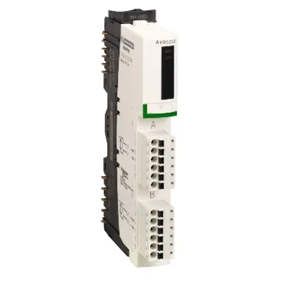 Schneider Electric STBAVO0200K – Standard analog output kit, Modicon STB, + or - 10V, 2O, 15 bits with sign