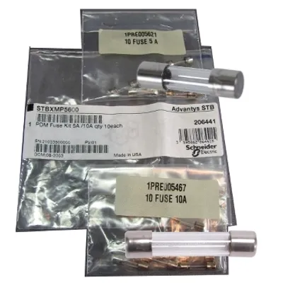 Schneider Electric STBXMP5600 – Modicon STB - PDM fuse kit - for I/O module - 5 fuses 10 A