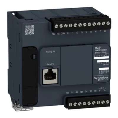 Schneider Electric TM221C16U – Logic controller, Modicon M221, 16io tr.npn