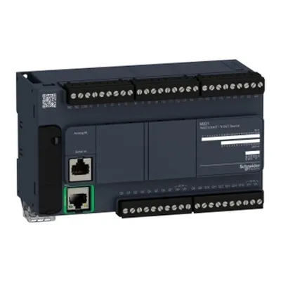 Schneider Electric TM221CE40T – Logic controller, Modicon M221, 40 IO, transistor, PNP, Ethernet