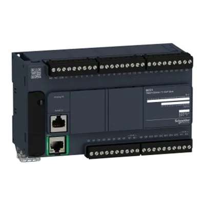 Schneider Electric TM221CE40U – Logic controller, Modicon M221, 40io tr.npn ethernet