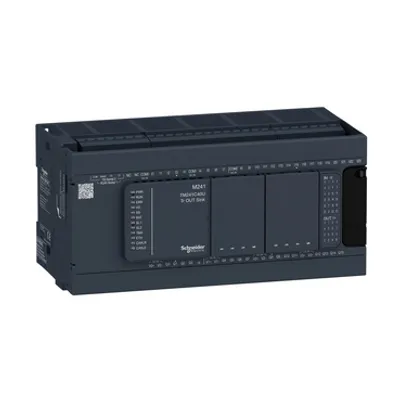 Schneider Electric TM241C40U – Logic controller, Modicon M241, 40 IO, transistor, NPN