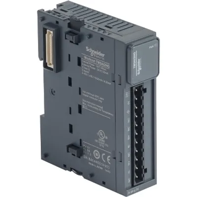 Schneider Electric TM3AI2HG – Analog input module, Modicon TM3, 2 inputs high resolution, spring, 24V DC