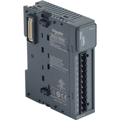 Schneider Electric TM3AQ2 – Analog output module, Modicon TM3, 2 outputs, screw, 24V DC
