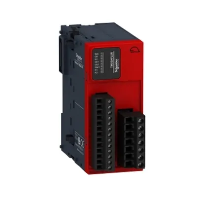Schneider Electric TM3SAFL5R – Safety module, Modicon TM3, 2 function, Cat 3 PL d, SIL CL2, screw, 24V DC