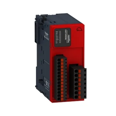 Schneider Electric TM3SAFL5RG – Safety module, Modicon TM3 Safety, 2 Function, Cat 3 PL d/SIL CL2 (spring) 24 VDC