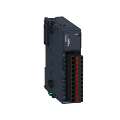 Schneider Electric TM3TM3G – Analog IO module, Modicon TM3, 2 analog or temperature inputs, 1 analog output, spring, 24V DC