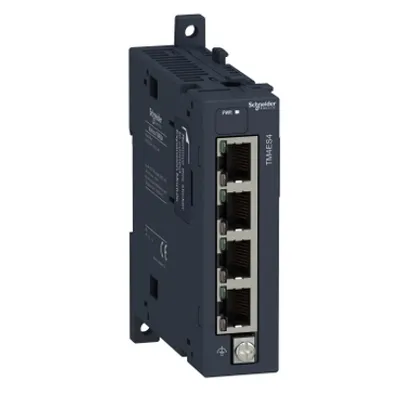 Schneider Electric TM4ES4 – Network switch module, Modicon M241, 4 Ethernet switchs