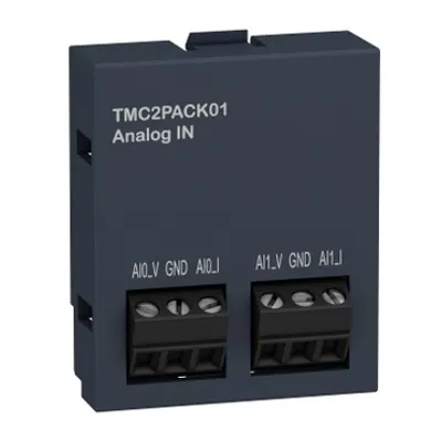 Schneider Electric TMC2PACK01 – Analogue input cartridge, Modicon M221, packaging 2 analog inputs, I/O extension
