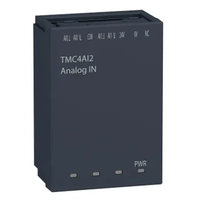 Schneider Electric TMC4AI2 – Analogue input cartridge, Modicon M241, 2 analog current inputs