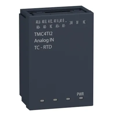 Schneider Electric TMC4TI2 – Analogue input cartridge, Modicon M241, 2 temperature inputs