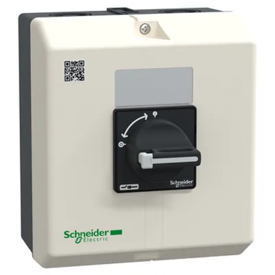 Schneider Electric VBFXGE2 – Empty enclosure,TeSys Control,black padlockable handle and black front plate,IP65,for V3/V4