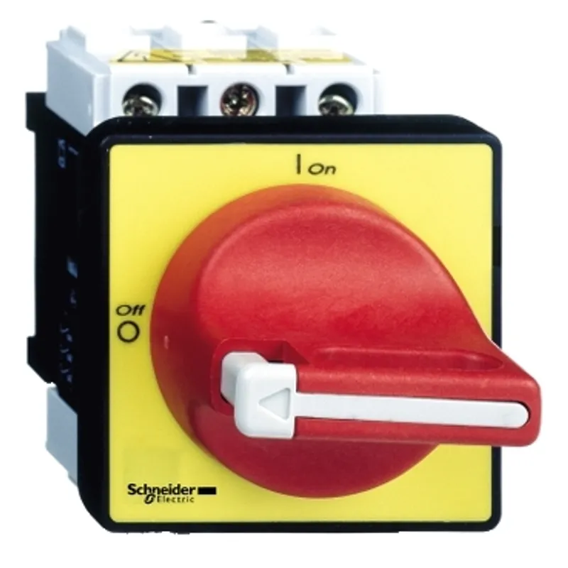 Switch-disconnectors,TeSys Control,for ON/emergency stop,20A(V01),fixing by single hole Ø22.5mm,for mounting on door